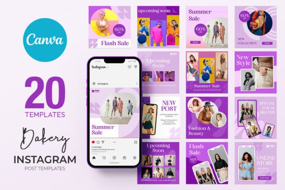 20 Fashion Instagram Templates CANVA: Elevate Your Feed