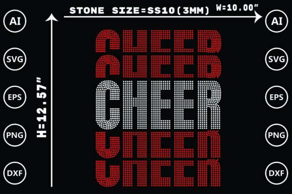 Cheer Rhinestone Templates: Designs That Sparkle