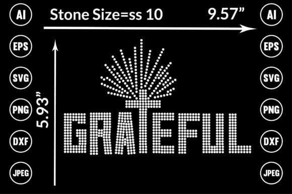 Grateful Rhinestone Templates: Your Instant Design Solution