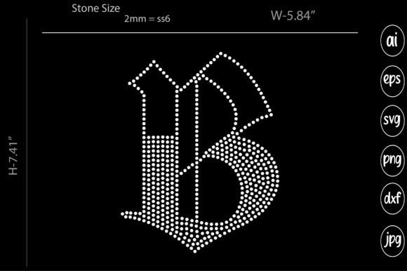 Letter Rhinestone Templates Design: A Guide to Digital Bling