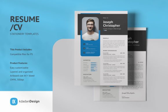 Modernize Your Application with Resume CV PSD Templates