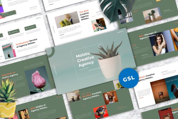Moistu: Creative Google Slides for Modern Presentations