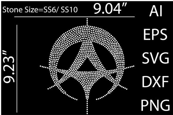 Printable (Tattoo) Rhinestone Templates: Bold Design for Maximum Impact