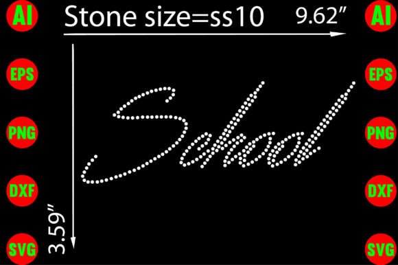 School Rhinestone Templates: Sparkling Designs for Every Project