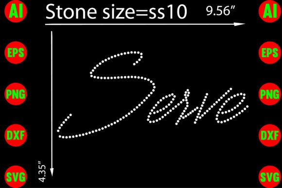 Serve Rhinestone Templates: A Guide to This Bold Display Font