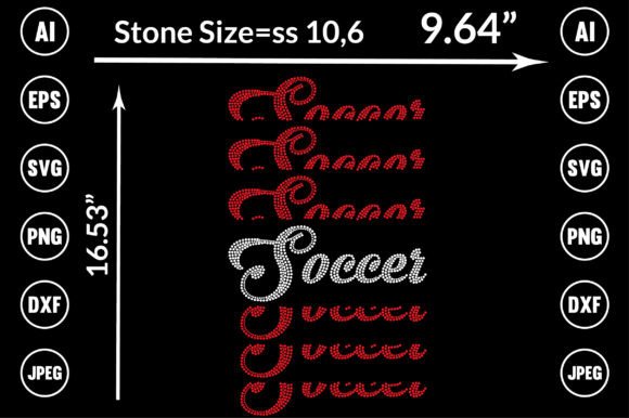 Soccer Rhinestone Templates: Your Ready-to-Use Design Solution