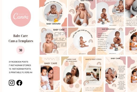 Streamline Your Brand: The Power of Canva Baby Care Templates