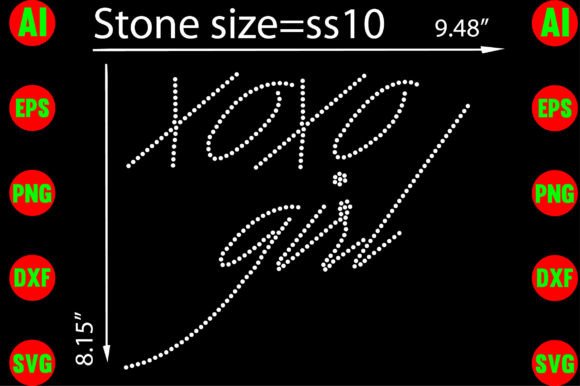 Unleash Your Creativity with Xoxo Girl Rhinestone Templates