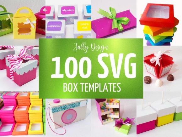 Unlock Creative Freedom with 100 SVG Box Templates